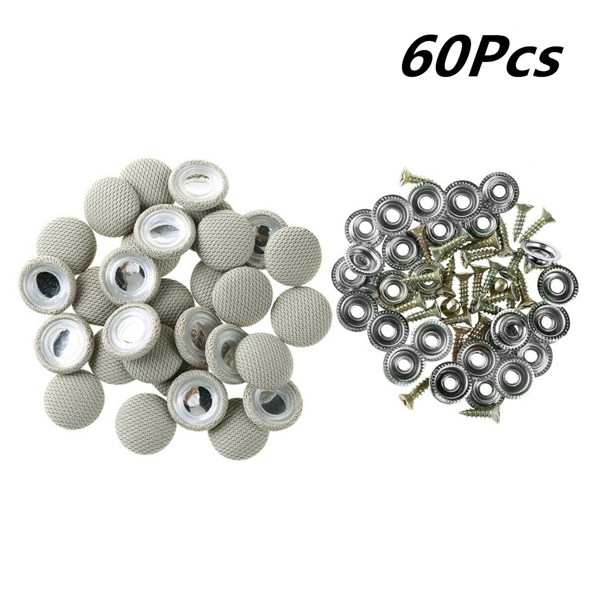 Car Roof Repair Rivets Sagging Headliner Fix Repair Pins Snap Rivet 60 pcs