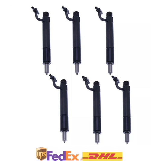 6X 675967C91 Fuel Injectors for Case-IH Tractor 966 1066 1086 1466 1486 1586