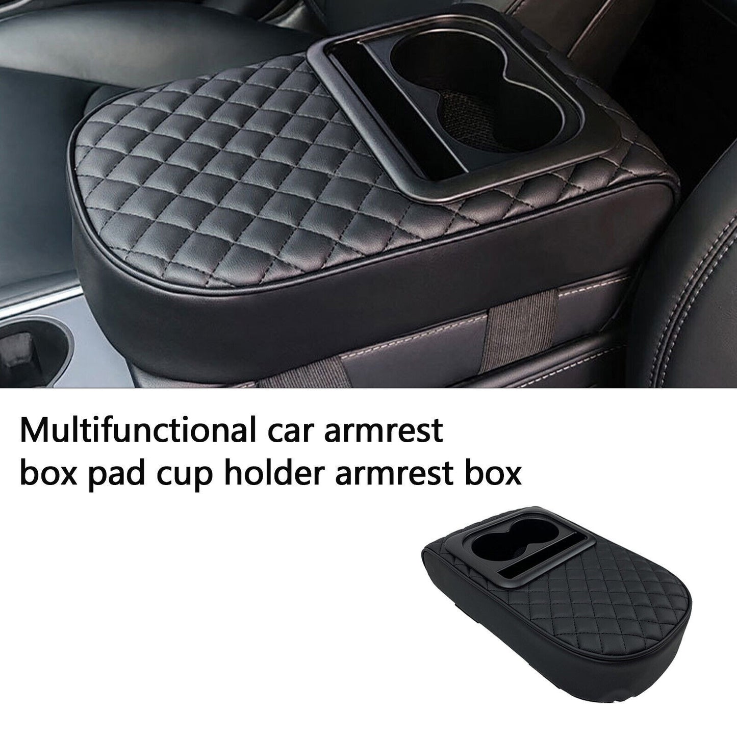 Armrest Pad Cover Center Console Box Cushion Protector Accessories For Car New