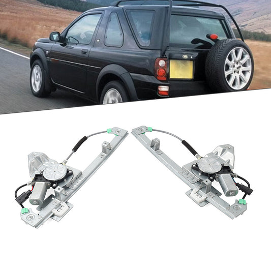 Power Window Regulator Assembly for Land Rover Freelander 1998-2006 Silvery pair