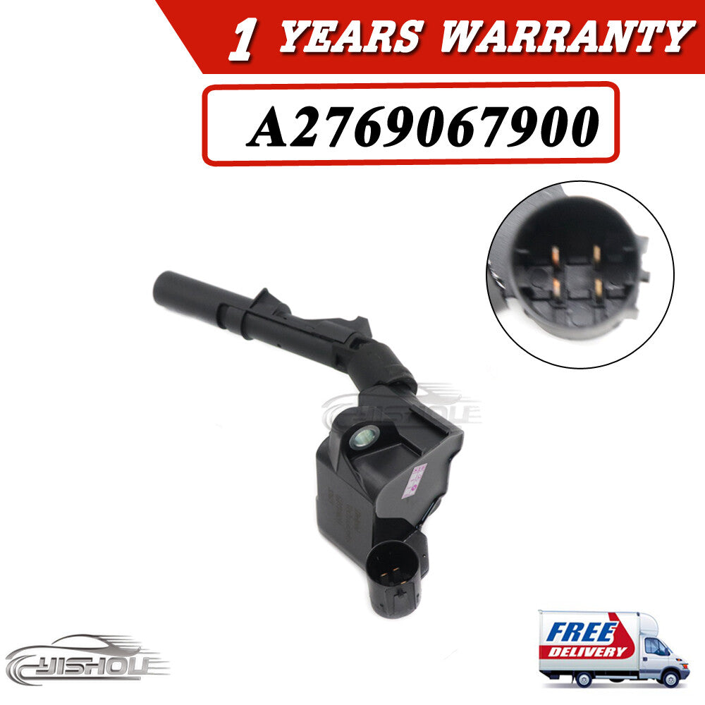 A2769067900 Ignition coils and spark plugs for Mercedes-Benz E400, C400, and CLS400.