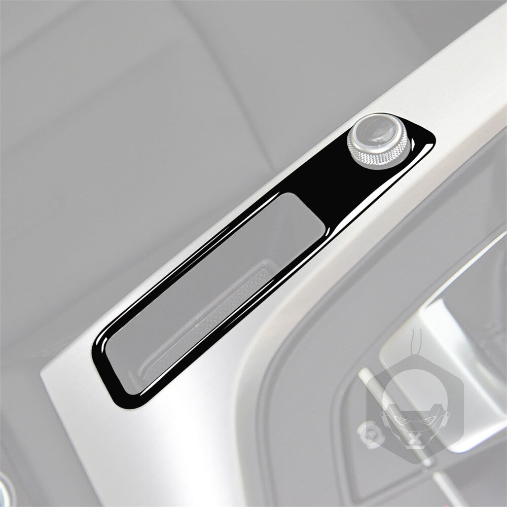 for Audi A4 B9 2017-2019 RHD Interior Volume Adjustment Switch Cover Gloss Black