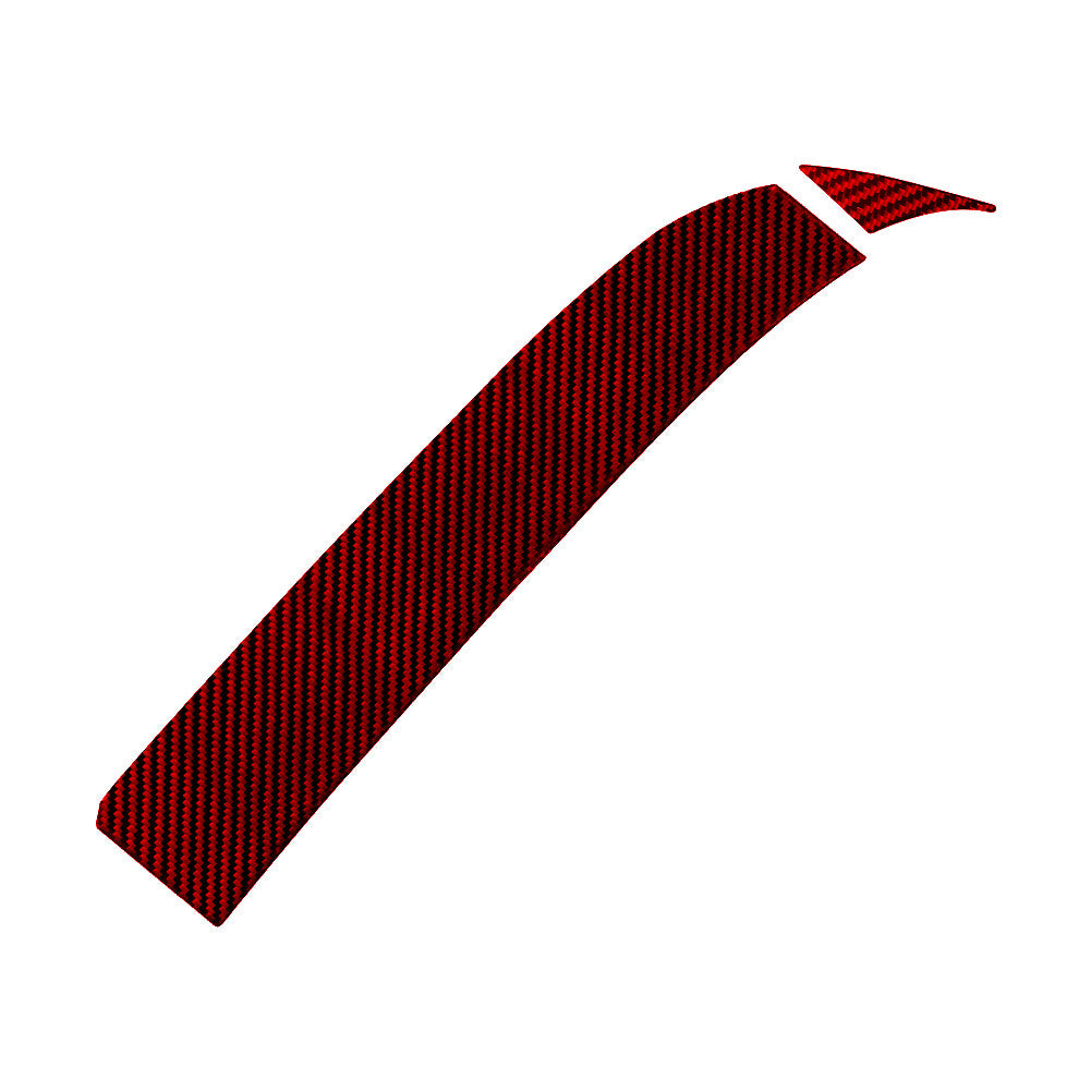 2X Red Carbon Fiber Passenger Dashboard Cover Trim for Toyota Matrix 2009-2014