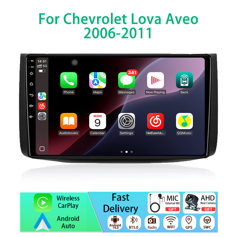for Chevrolet Lova Aveo 2006-2011 Carplay Car Stereo Radio GPS Multimedia Screen
