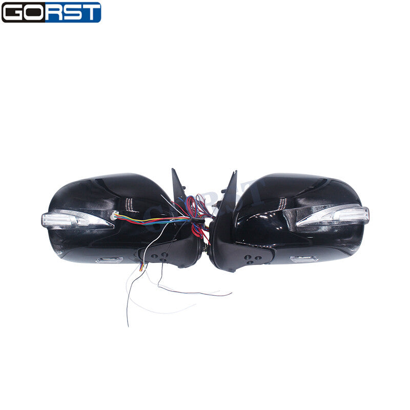 Electric reflector rearview mirror with external LED light for Toyota Hiace cars