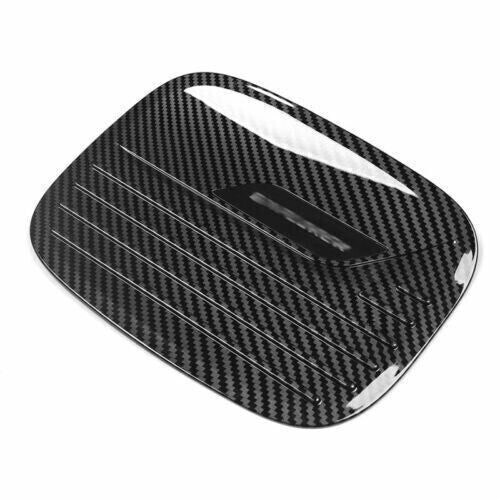 1X Exterior Fuel Tank Cap Cover Trim Carbon Fiber Look for Ford Explorer 20-2024