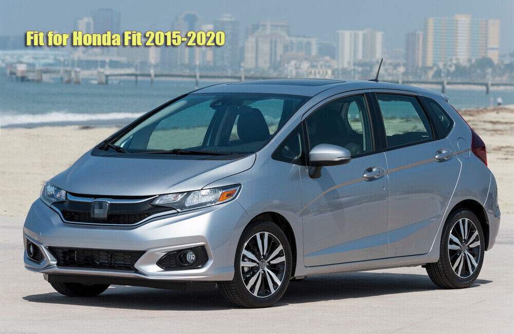 4X Side Window Deflector Visors Sun Rain Guards Vent Shade for Honda Fit 15-2020