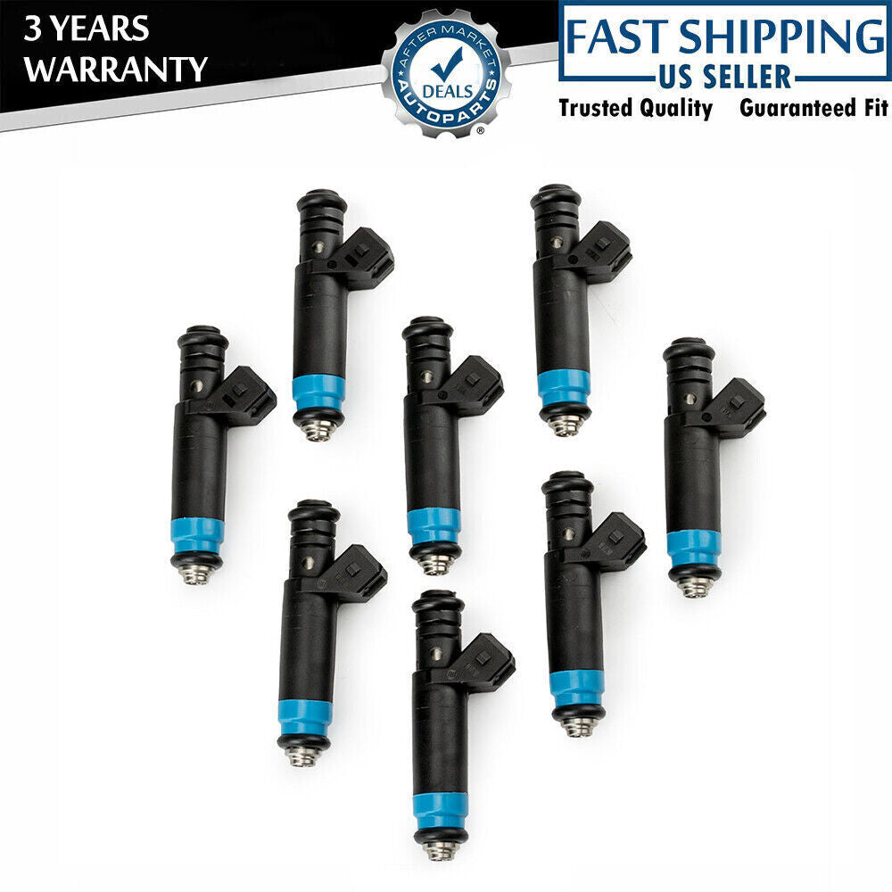 8x 80LB Fuel Injectors 850CC for Dodge for Ford High Impedance EV1 110324 FI114992