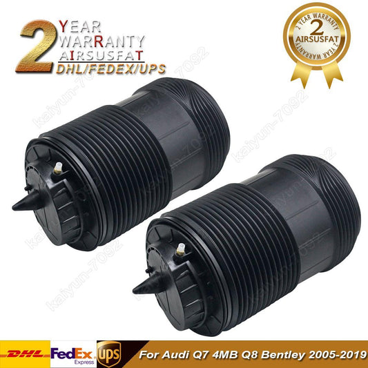 2X Rear Air Suspension Spring Bags for Audi Q7 4MB Q8 for Bentley 4M0616001Q 2015-19