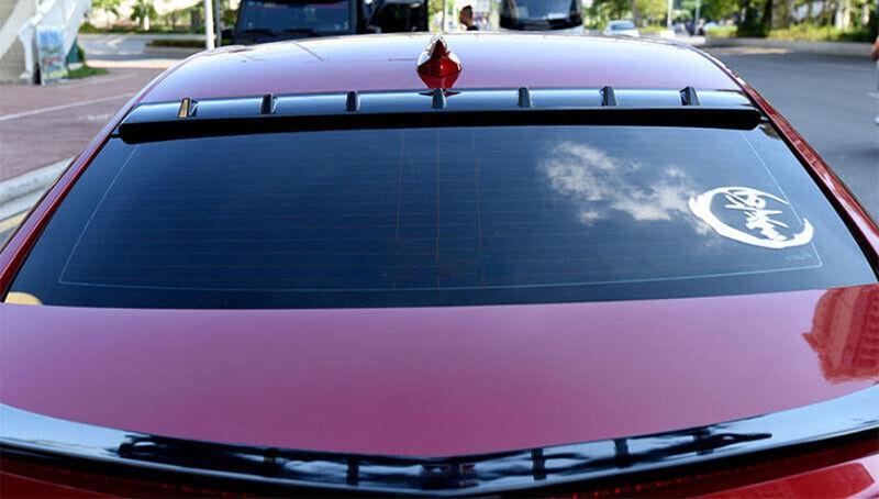 For 2013-2018 for Cadillac ATS ATS-V Rear Roof Window Lip Spoiler Wing Gloss Black