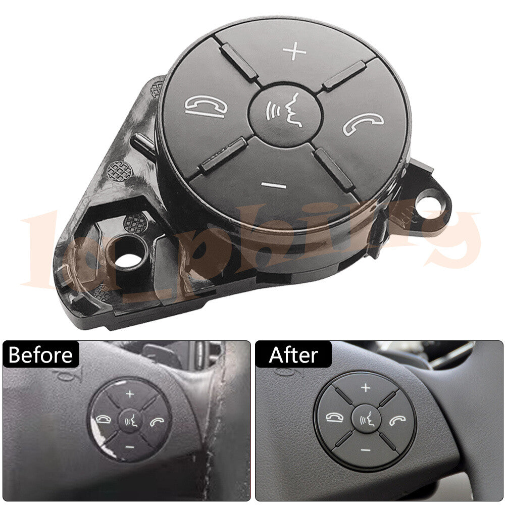 for Mercedes-Benz 2006-2011 ML GL Right Steering Wheel Switch Repair Button Gray