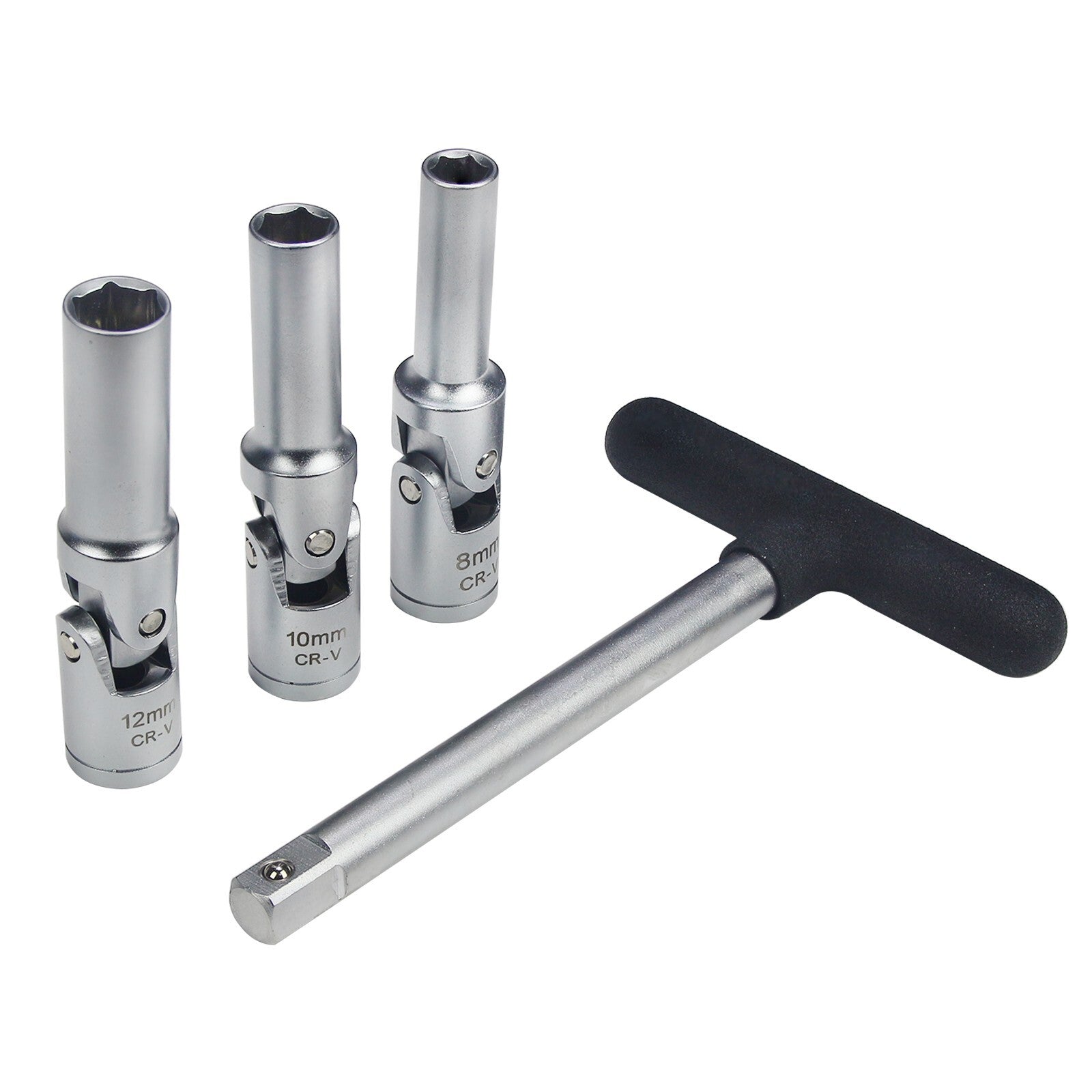 3/8 inch Spark Glow Plug and Socket Gasoline/Diesel Disassembly and Installation Tool Kit 8 10 12 mm