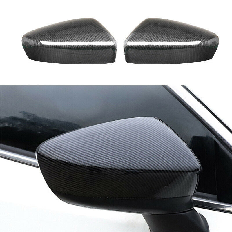 for Mazda 6 Atenza 2018-2019 Carbon Fiber ABS Side Mirror Molding Cover Trim New