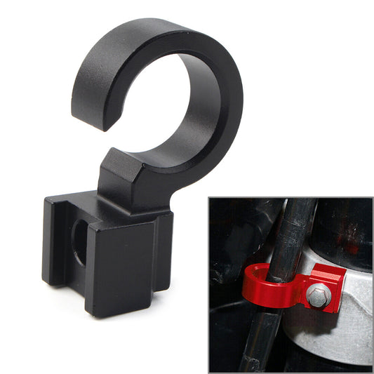 CNC Billet Front Brake Hose Line Clamp Guide Black Fit for Suzuki DRZ400SM 2005-2022