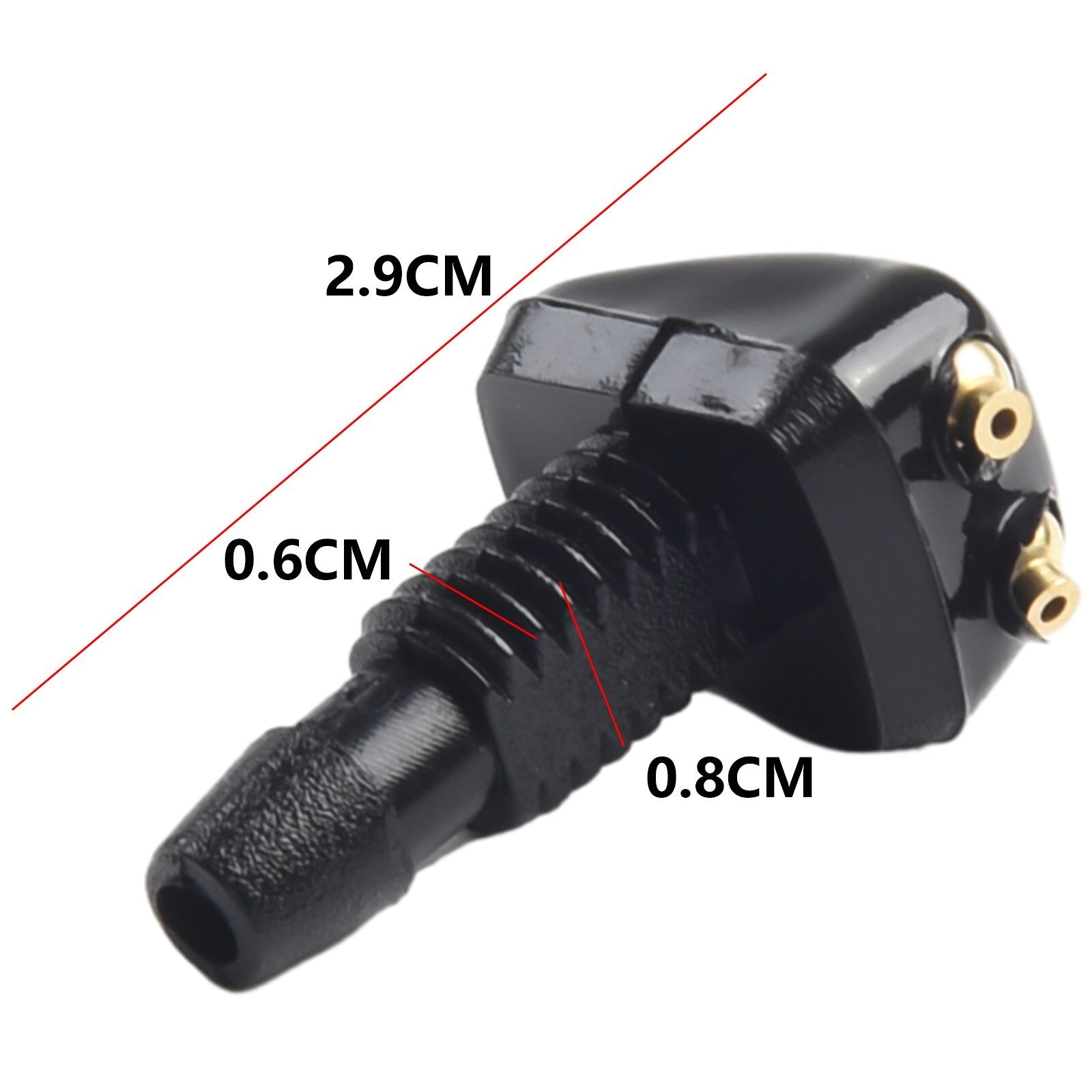 Washer Jet Washer Wiper Nozzle Car Accessories ABS Plastic Anti-corrosion