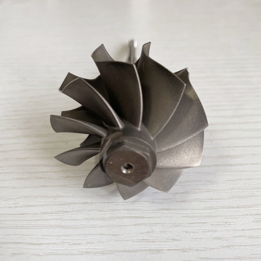 GT3071R 53.6/56.5 mm 10-blade trim 90-ball bearing turbine shaft and wheel