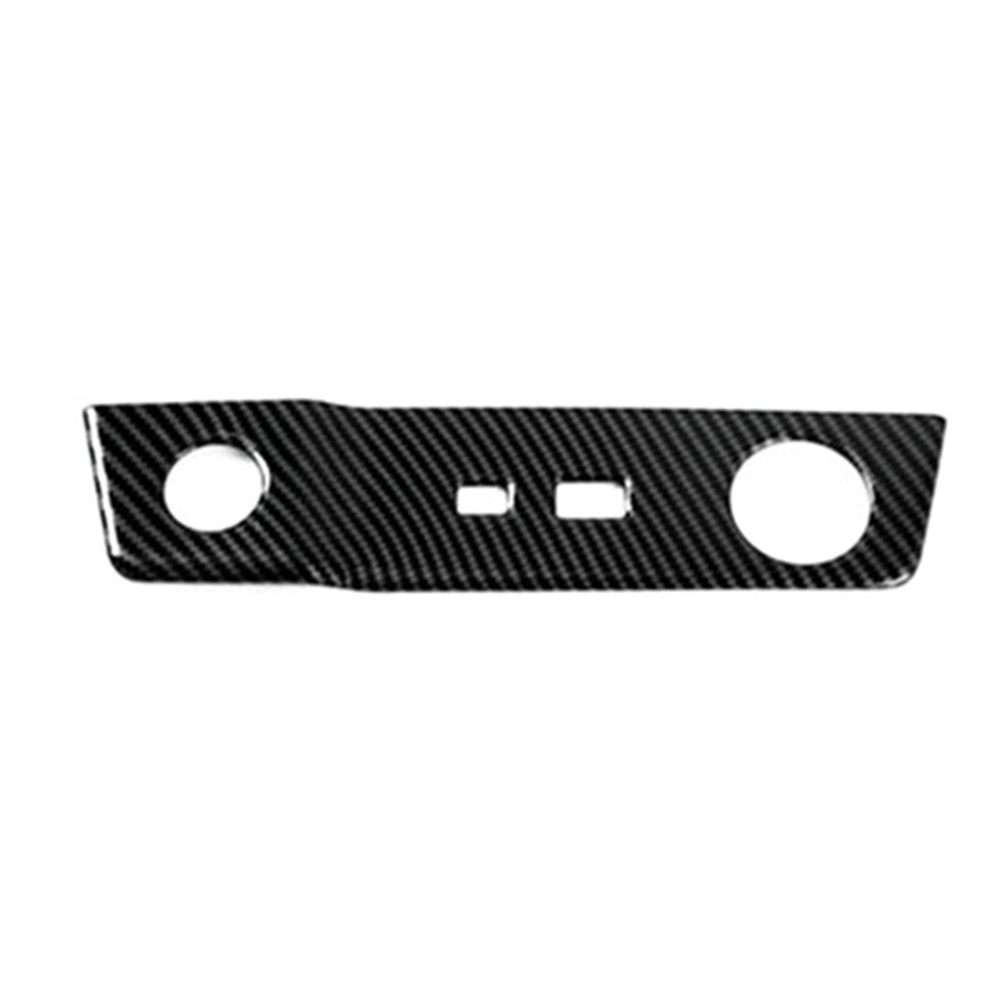 for Nissan Rogue 2021-2023 USB Power Trim Panel Cover Frame Carbon Fiber 1PC