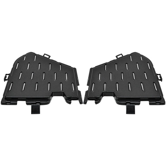 Left Right Bumper Fog Light Grille Base Plate Black for X6 G06 M 2020-2021