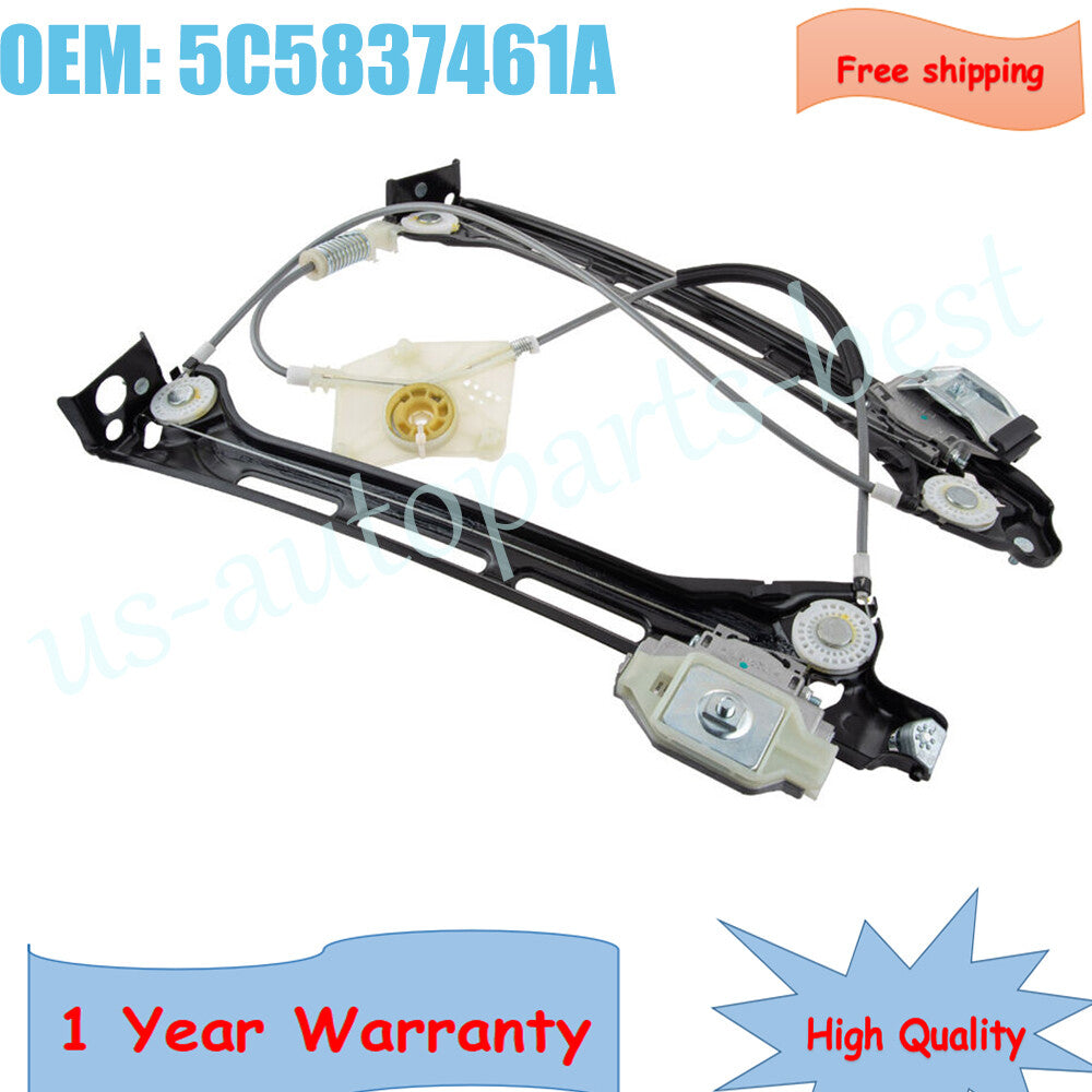 Front Left Window Regulator for Volkswagen Beetle 2012-2019 5C5837461A