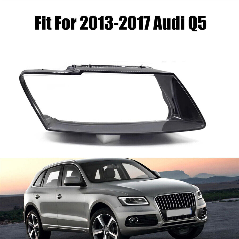 1Pcs Right Side Headlight Headlamp Clear Lens Cover Fit for Audi Q5 2013-2017