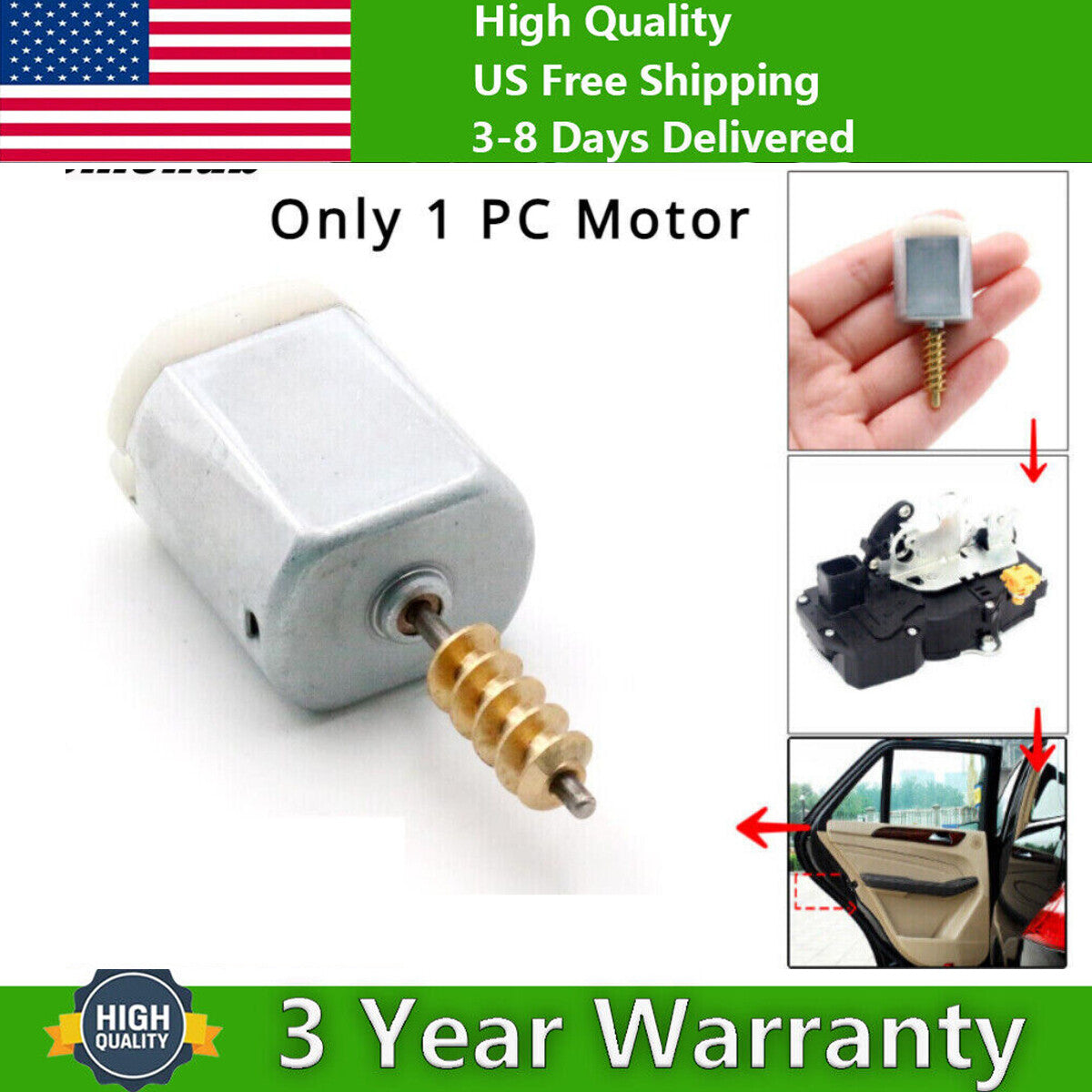 Power Door Lock Actuator Motor Repair For 2006-2011 for Mercedes-Benz ML320 ML350 US