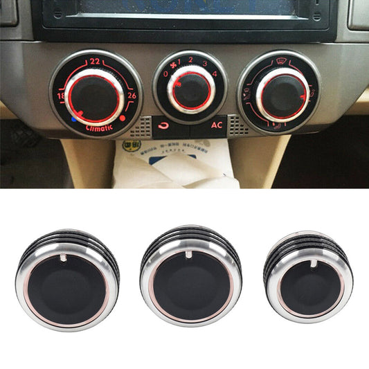 Air Conditioning Heat Control Knob A/C Switch Decor for VW POLO 2004 -2012 2013