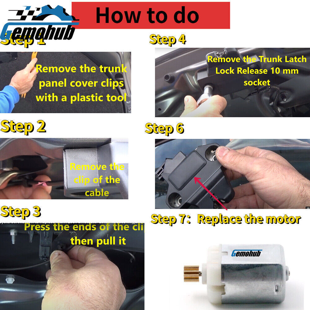 Trunk Hatch Lock Motor For 2005-2011 for Audi A6 C6 A6 Allroad 2007-2015 for Audi A4