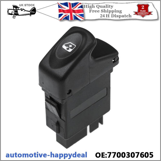 5 Pins Electric Power Window Control Switch Fits for Renault Kangoo 1997-2008