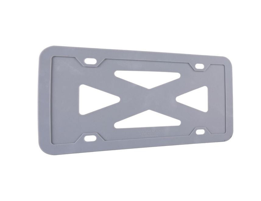 1 piece of car license plate frame cover cap, trunk gray silicone, suitable for Buick
