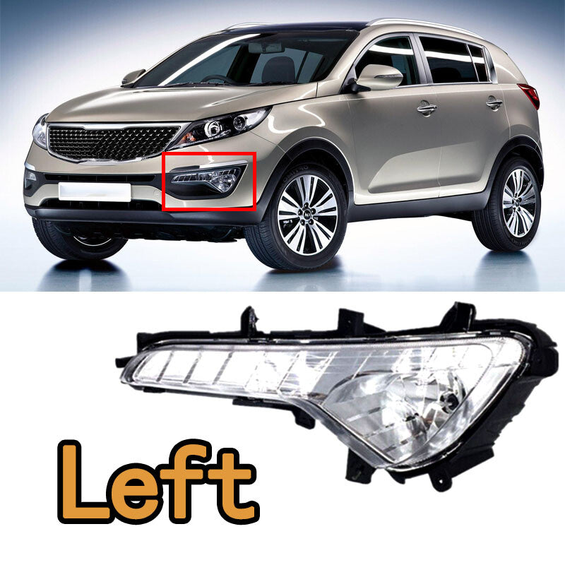 Left Front Bumper Fog Light Daytime Running Lamp for Kia Sportage 2009 2010-14