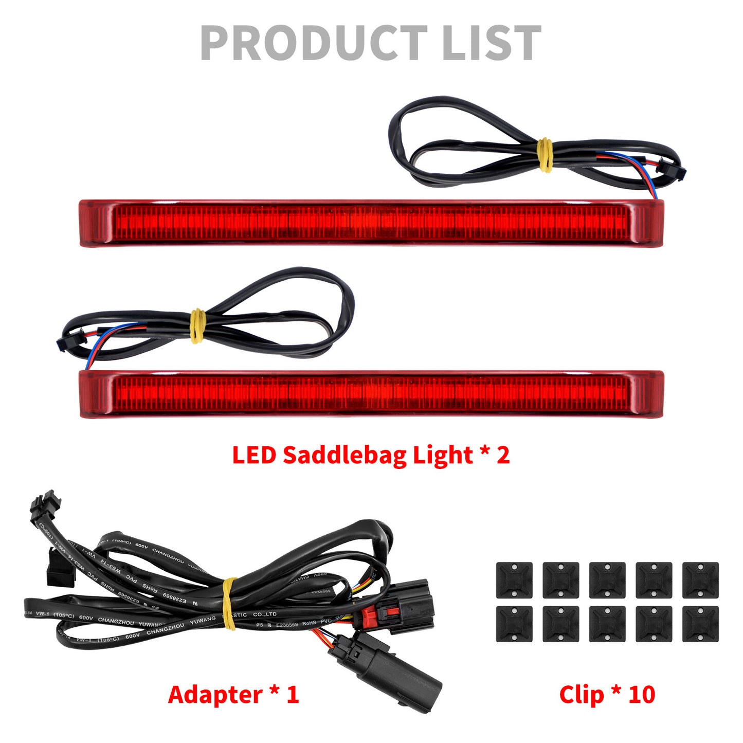 Saddlebag Flowing Turn Signal LED Light for Harley Electra Road Glide 2014-2023