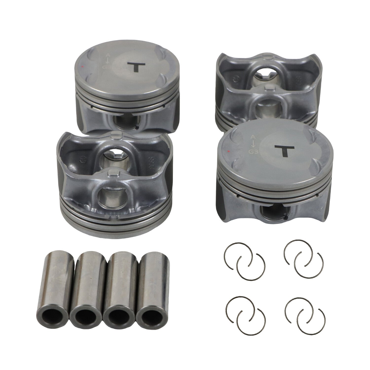 G4KH 4X Engine Pistons Rings Set for Hyundai for Elantra 11-20 for Kia 23410-2G401