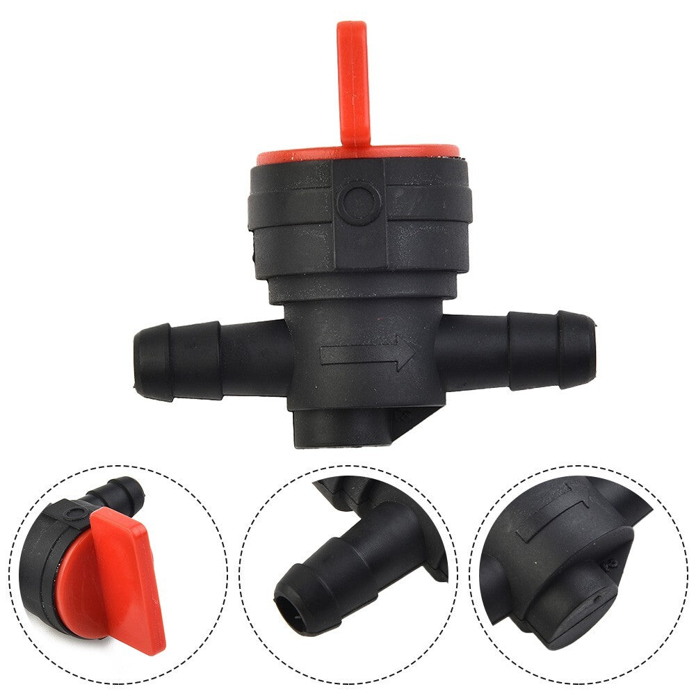 1 Pcs 8mm Plastic Petcock/Fuel Tap For 1/4 ID Pipe Motorcycle Lawnmower