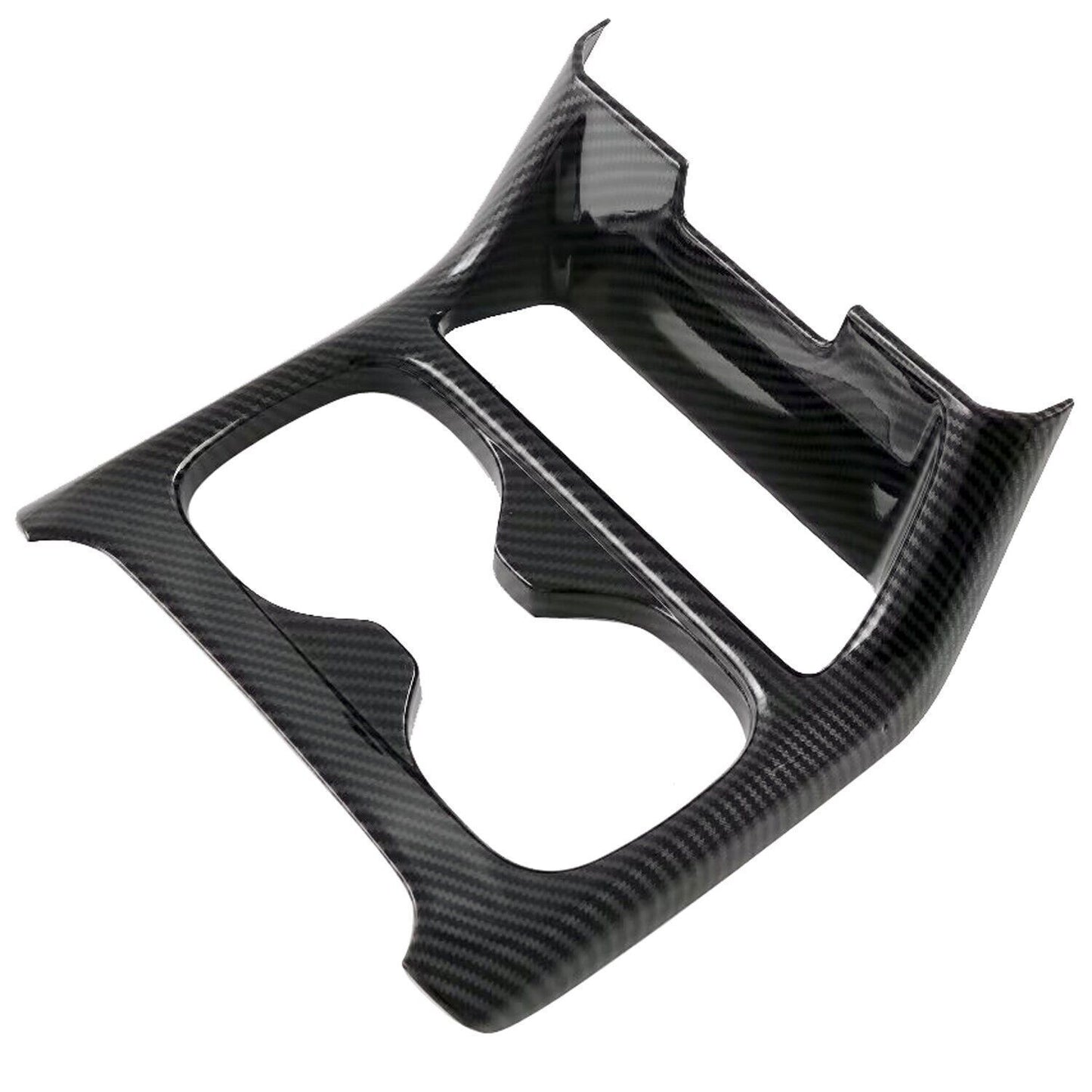 for Honda CR-V CRV 23-24 ABS Carbon Fiber Front Water Cup Holder Cover Trim 1PCS