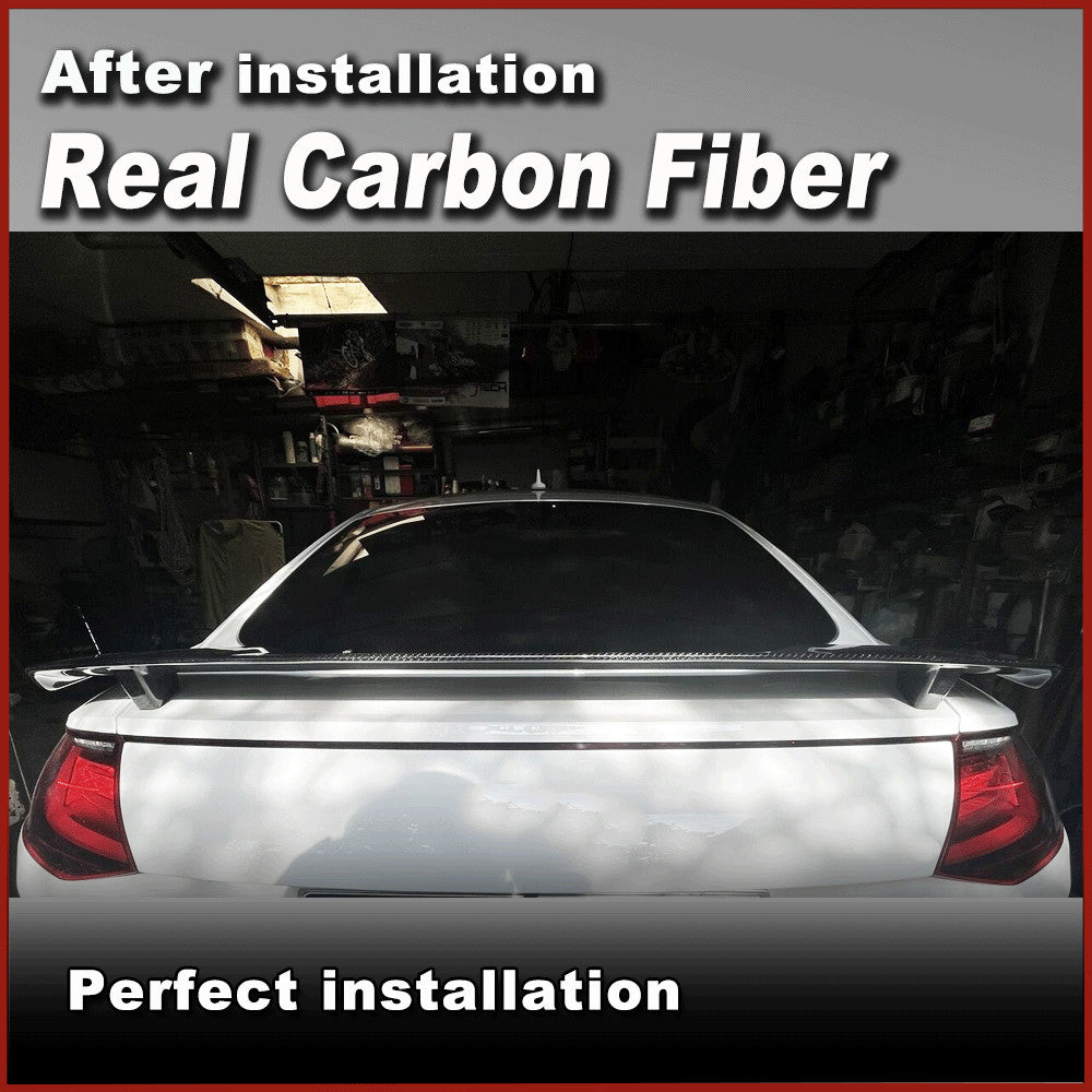 for Audi TT TTS TTRS Coupe 15-21 REAL CARBON Rear Trunk Spoiler Racing Wing Lip