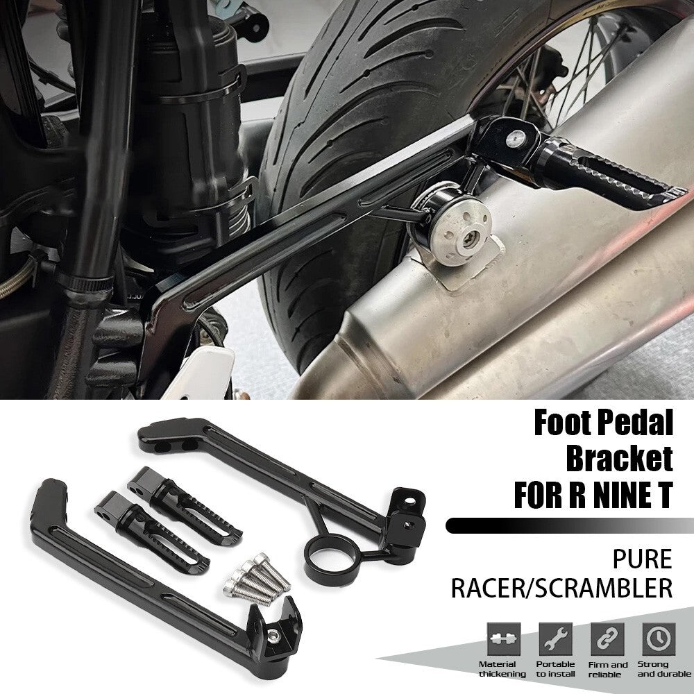 for BMW R9T R NINE T RNINET Pure Motorcycle Rear Foot Pegs Foot Pedals Bracket