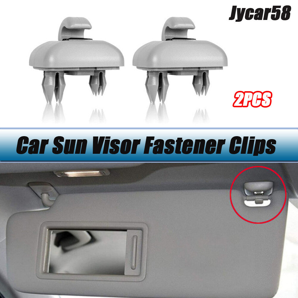 2PCS Sun Visor Retainer Hook Clip Buckle Bracket for Audi A6 C5 A4L A6L Q5 Q3 A5