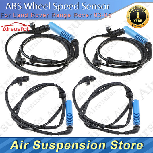 4x FrontRear ABS Wheel Speed Sensors Fit for Land Rover for Range Rover 2003-2005