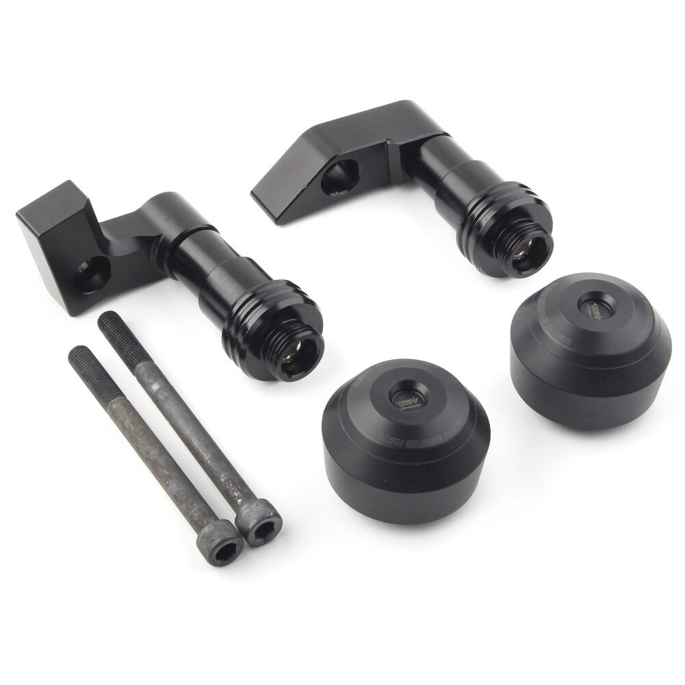 for Kawasaki EN-6R EN-6F 2012-2015 Frame Slider Cover Crash Pads Protector Black