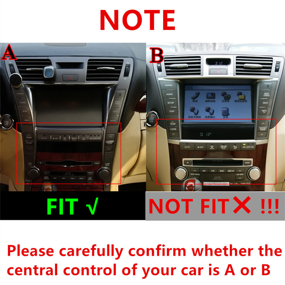 For 2006-2012 for Lexus LS460 LS460L LS600 Stereo Radio GPS Nav Head Unit 9 Android