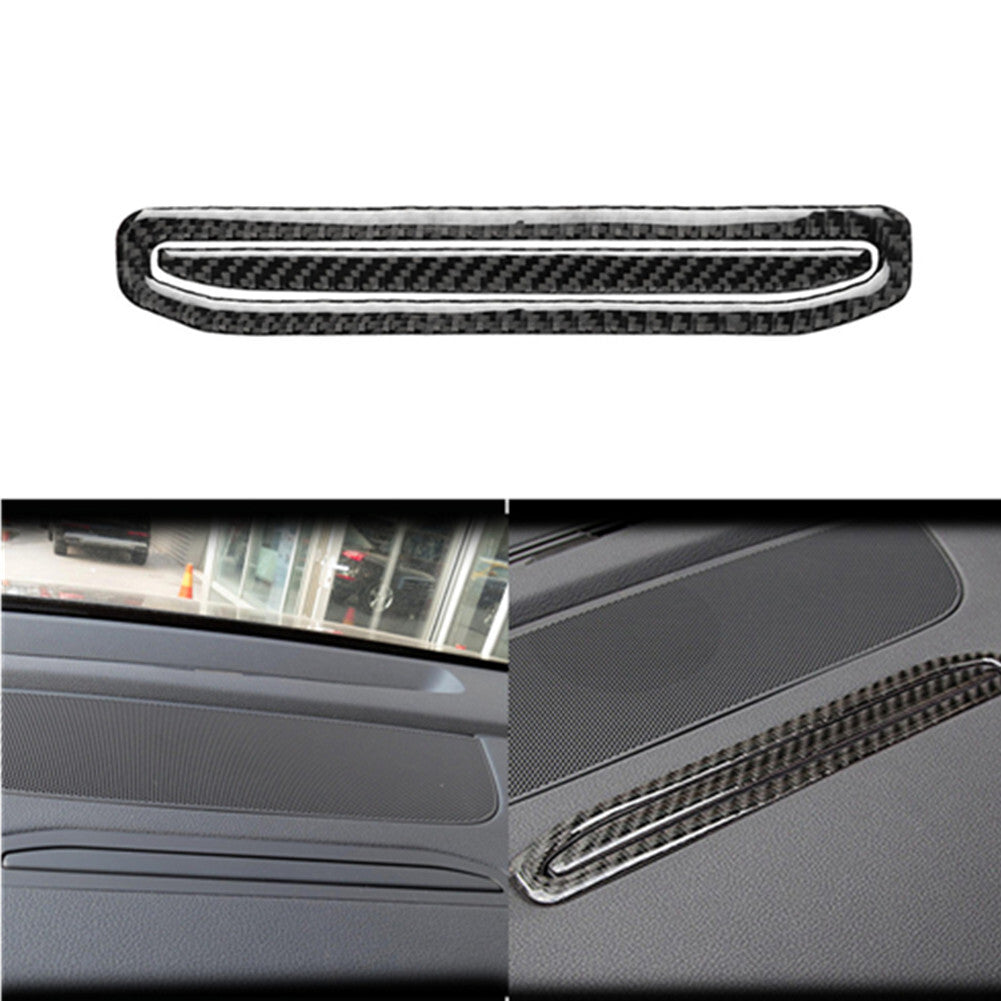 Navigation Box Panel Trim Interior Carbon Fiber Sticker for Audi Q7 2016-2019