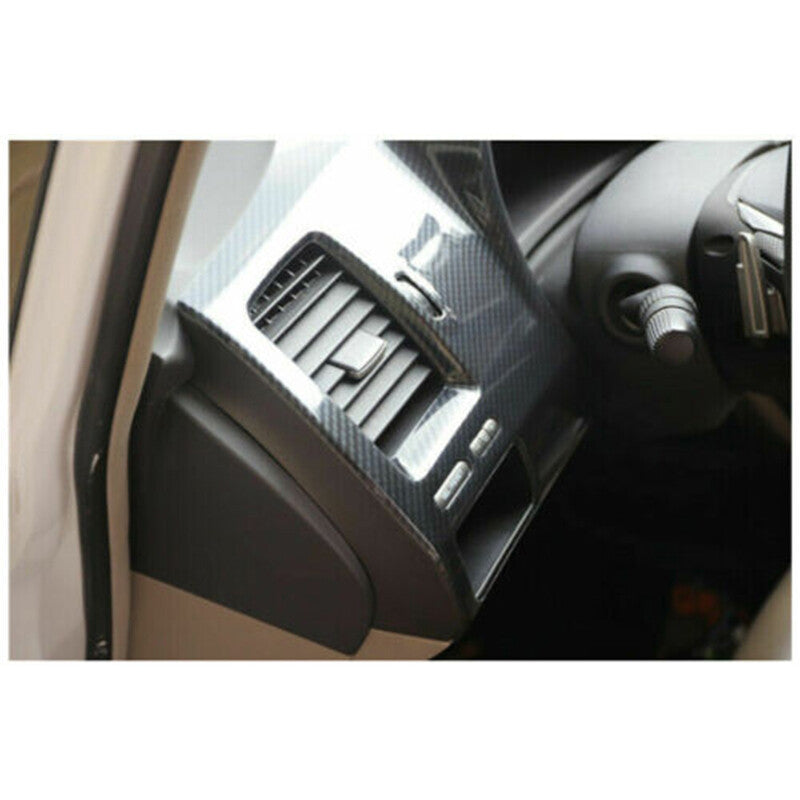 for Honda for Civic 2006-11 Carbon Fiber Inner Dashboard Instrument Panel Cover Trim