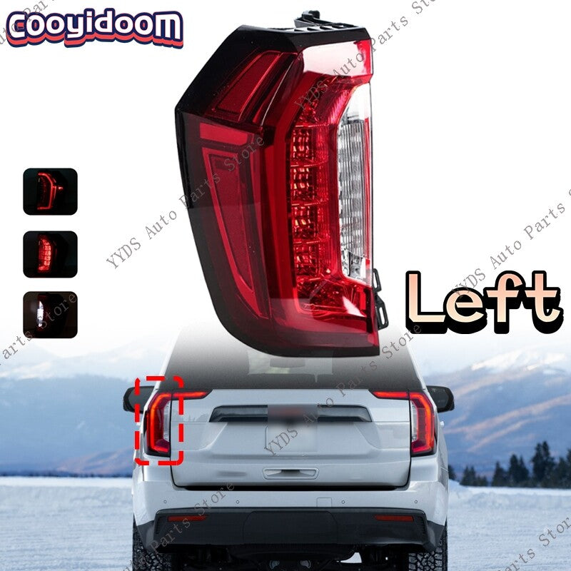 Left Side for GMC for Yukon 2021-2024 LED Rear Tail Light Driving Light
