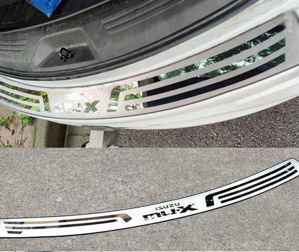 for Isuzu MUX 2020 Accessories Car Rear Boot Bumper Protector Scuff Plate Strip