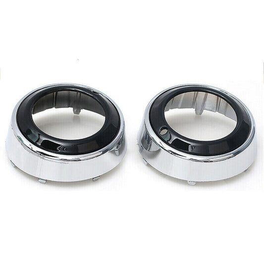 2-Piece Front Fog Light Hole Cover Frame for Mitsubishi Outlander 2008-2012