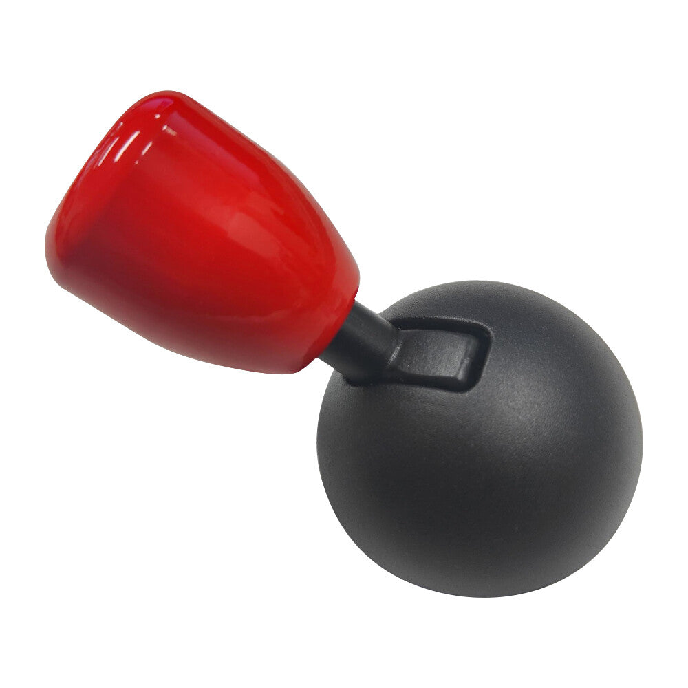 Car Push to Start Button Rocker Engine One-Touch Lever Starter Cover Metal Red