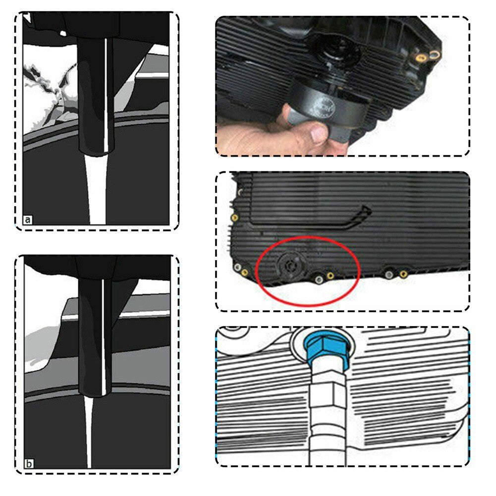 Transmission Oil Filling Tool Adaptor for Mercedes 725.0 9-Speed Oil Change