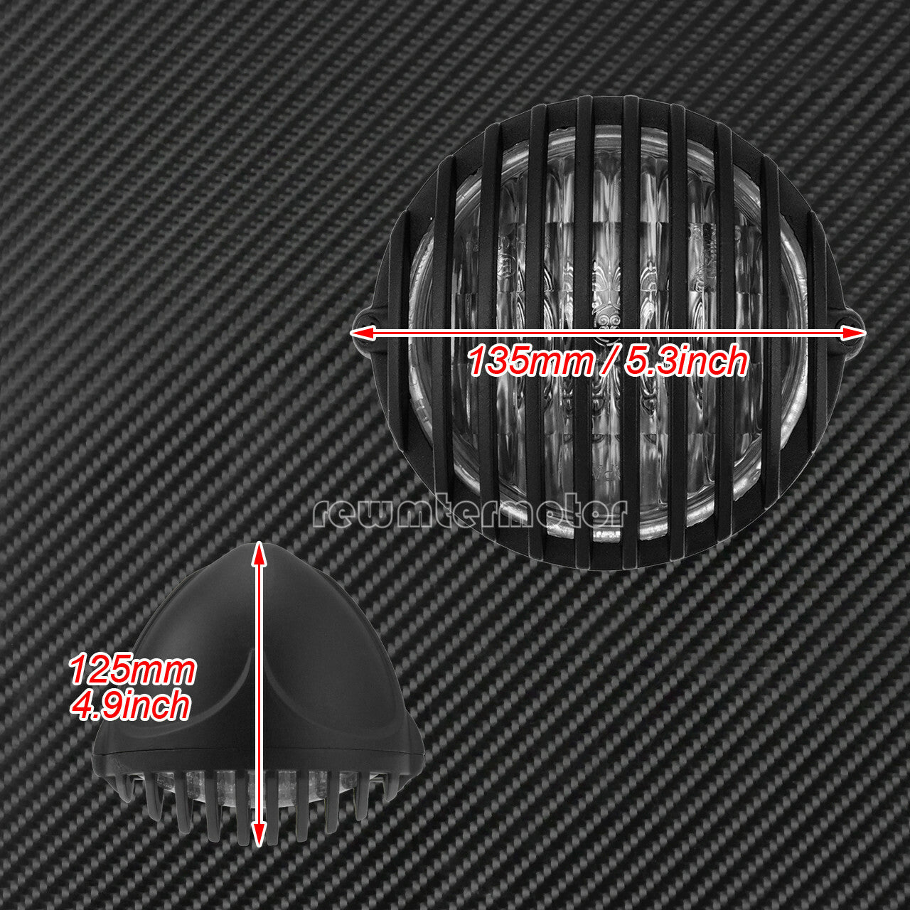Front Motorcycle Headlight Grill Cover Fit for Harley Cafe Racer Chopper Bobber