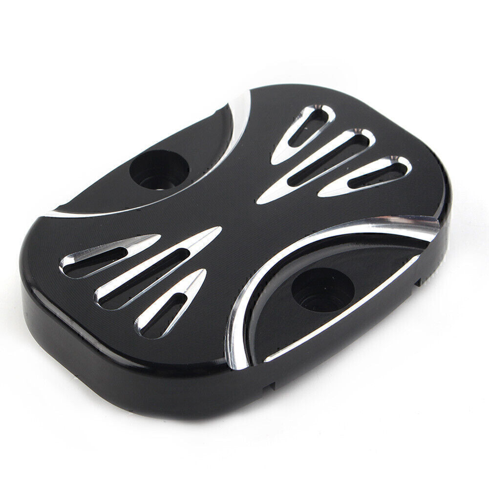 CNC Cut Rear Brake Master Cylinder Cover for Harley Electra Glide Road King FLHT