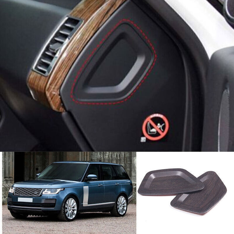 2P for Range Rover L405 14-22 Wood Grain Console Dashboard Both Side Cover Trims